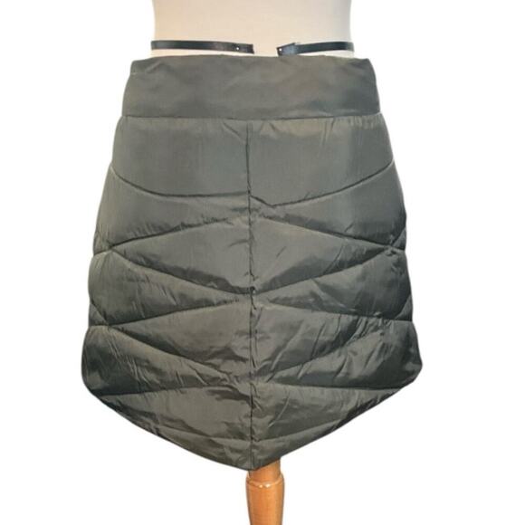 ICEBURG Outerwear Puffer Olive Green Skirt Med Pockets Full Zip100% Polyester - Picture 4 of 12